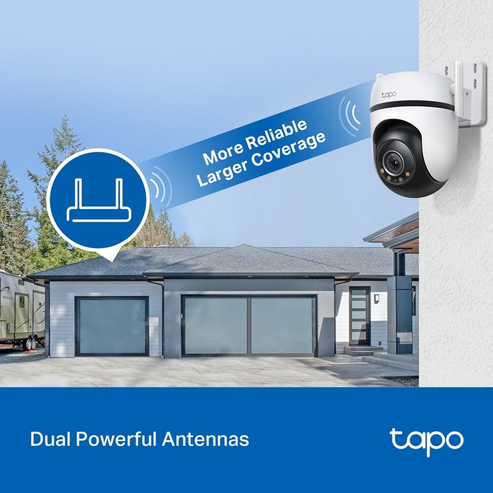 TP-Link Tapo C520WS - كاميرا أمان خارجية متحركة مزودة بتقنية Wi-Fi