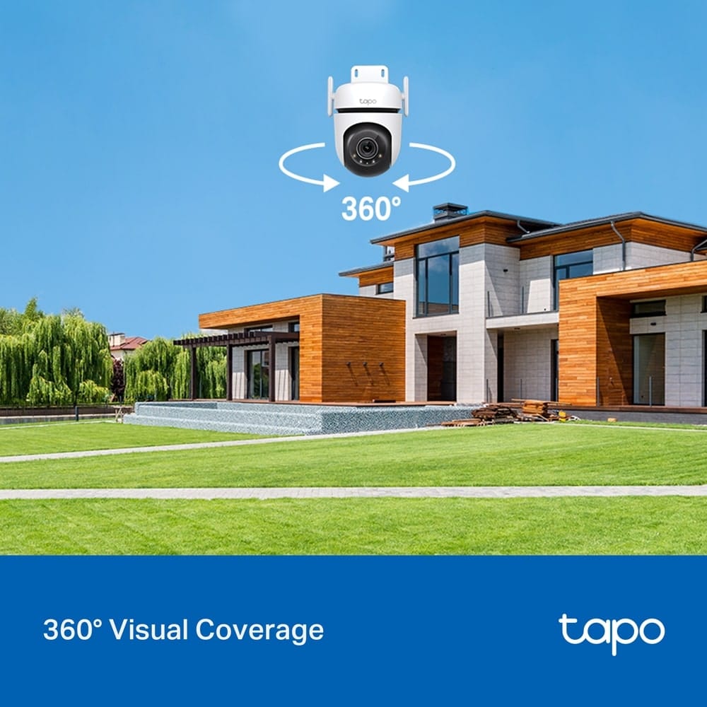 TP-Link Tapo C520WS - كاميرا أمان خارجية متحركة مزودة بتقنية Wi-Fi