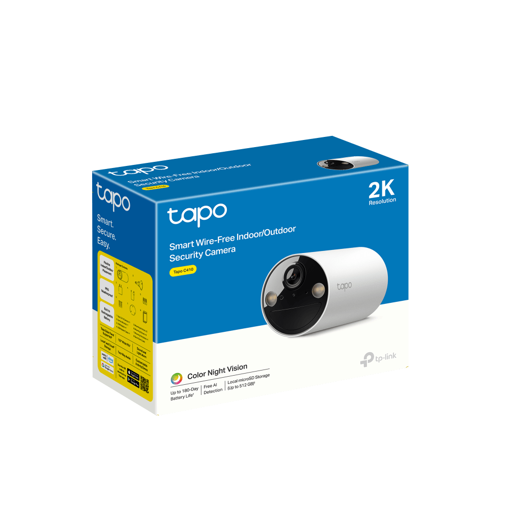TP-Link Tapo C410 - كاميرا مراقبة ذكية داخلية/خارجية لاسلكية