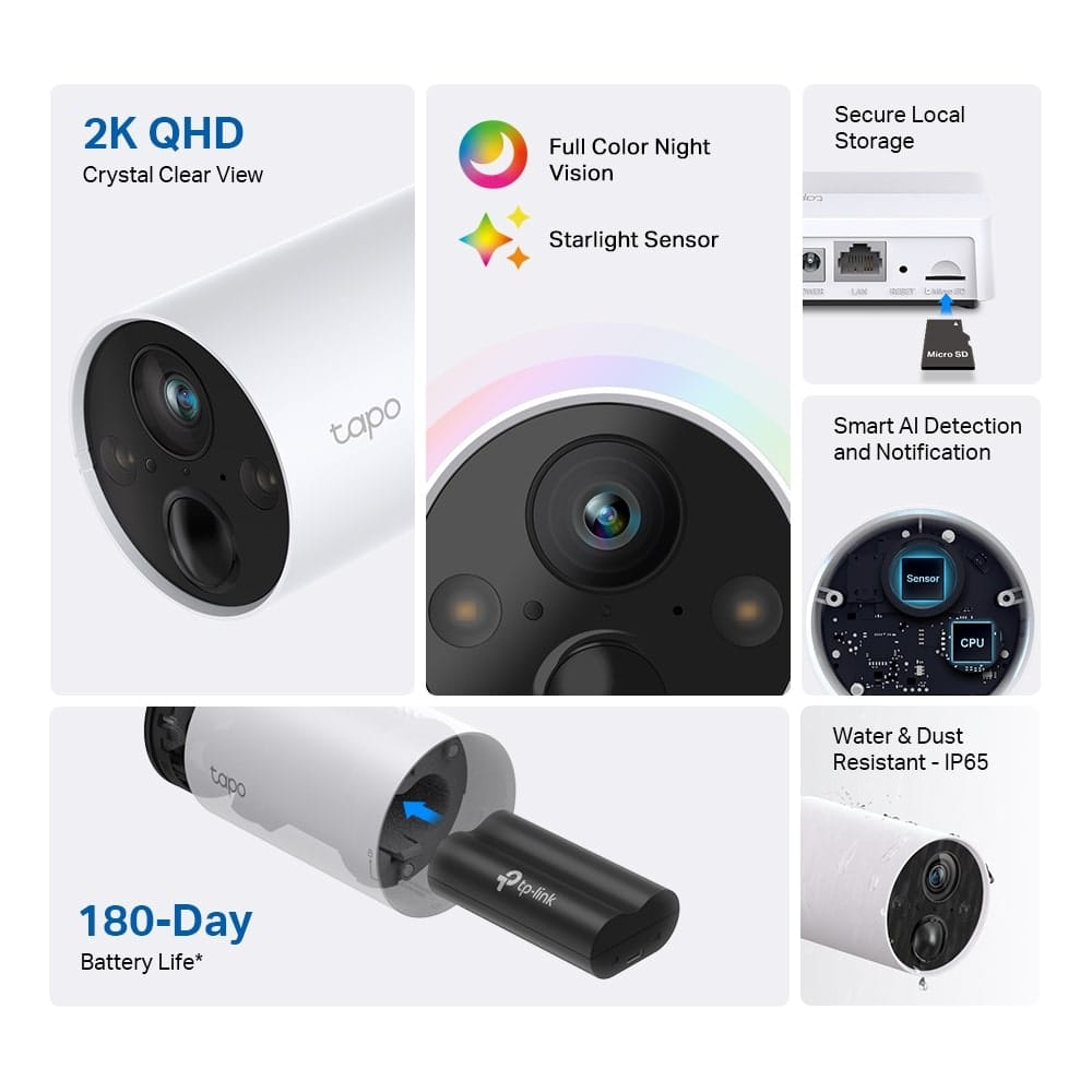 TP-Link Tapo C420 - كاميرا مراقبة ذكية لاسلكية