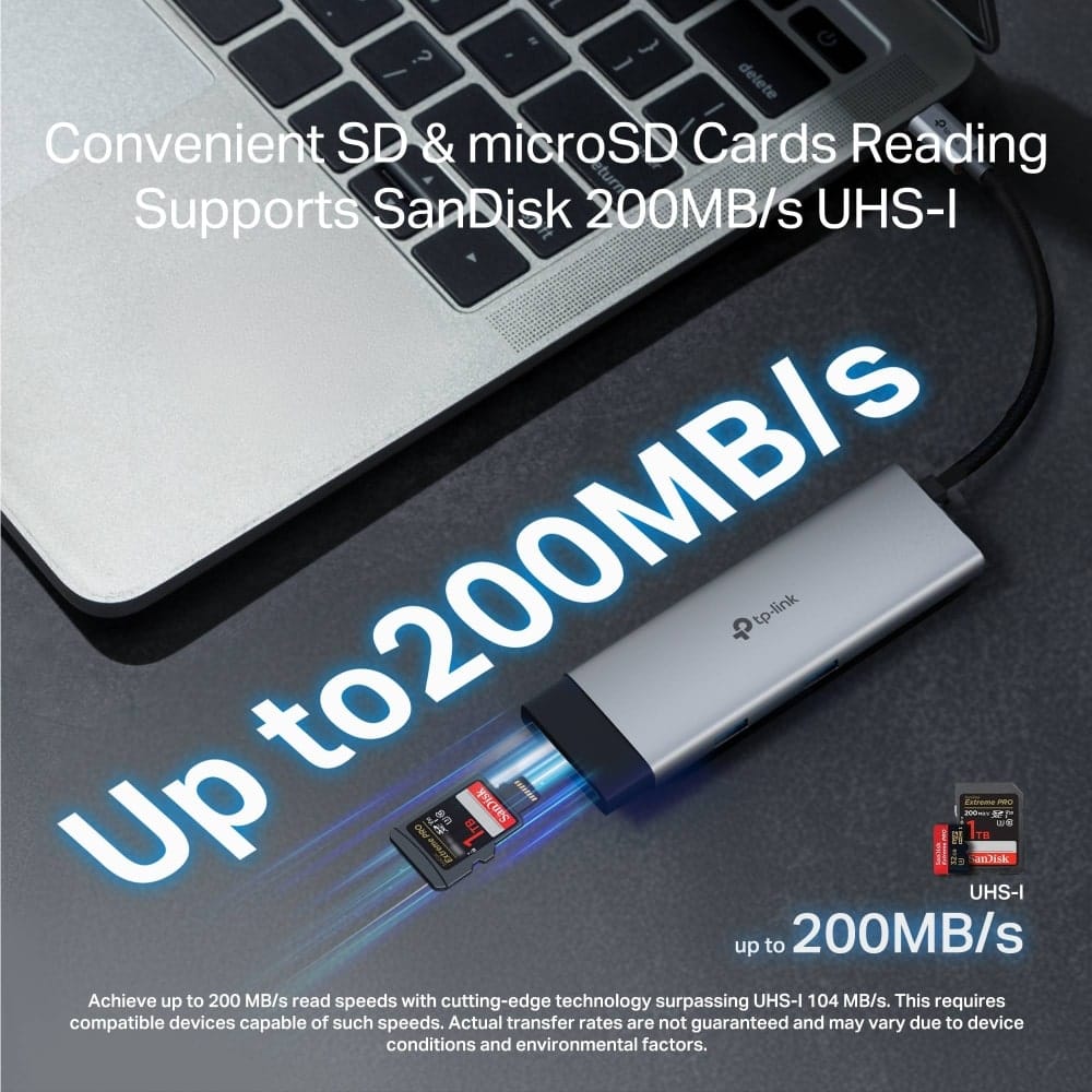 TP-Link UH7020C - موزع USB Type-C 7 في 1