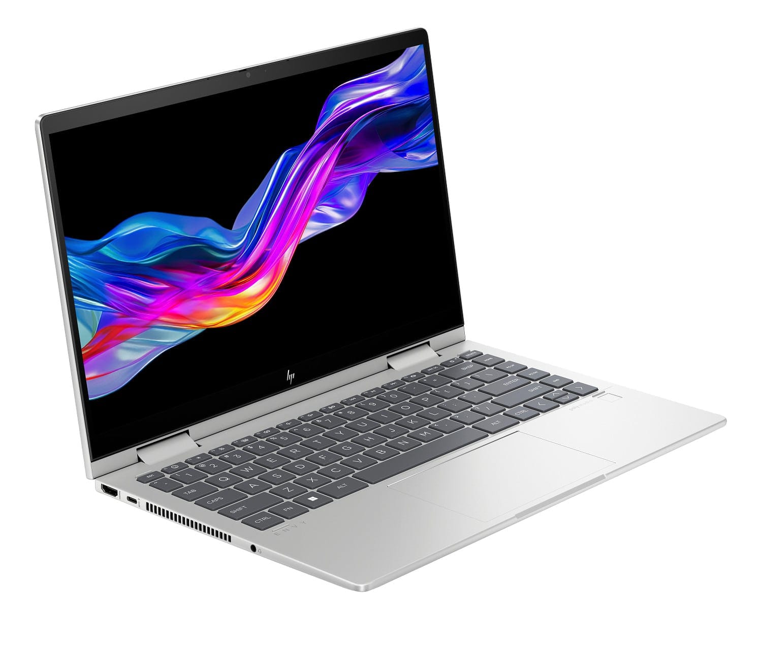 كمبيوتر محمول HP Envy x360 2 في 1 | نظام التشغيل Windows 11 Home | معالج Intel® Core™ 7 | ذاكرة وصول عشوائي (RAM) سعة 16 جيجابايت | قرص SSD سعة 512 جيجابايت