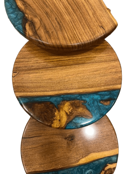 Corner table epoxy 